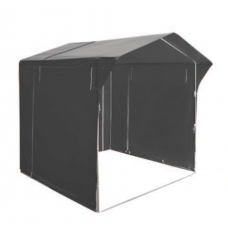 Pelēka tirdzniecības nojume 3x2m Nr. 1/3p