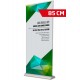 Teleskopisks ROLL UP baneris 229/82, 83 x 210-250cm
