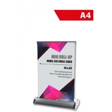 Mini ROLL UP baneris, 229/97, A4 izmērs