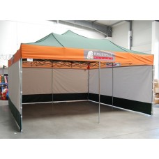 Izvelkama tērauda telts/nojume 5 x 5 m Nr.4/21