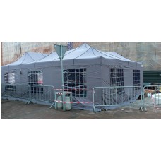 Būvdarbiem piemērota telts/ nojume, LUX alumīnija konstrukcija 8x4 m Nr.3/9b