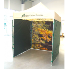 Izvelkama STANDART alumīnija telts/nojume 1,5x1,5 m Nr.3/15
