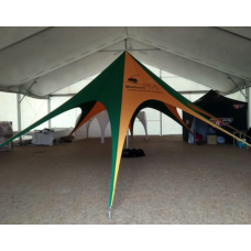 Zvaigznes telts - diametrs 12,6m - 1 masts Nr.5/16
