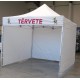 Izvelkama STANDART alumīnija telts/nojume 3x3 m Nr.4/20